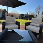 Wood&stone - Modernes Haus In Seenaehe Am Tankumsee Mit Terrasse, Outdoorkueche, Kamin, Homeoffice Bereich & Voll Ausgestatteter Kueche Im Naherholungsgebiet