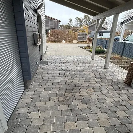 Wood&stone - Modernes Haus In Seenaehe Am Tankumsee Mit Terrasse, Outdoorkueche, Kamin, Homeoffice Bereich & Voll Ausgestatteter Kueche Im Naherholungsgebiet Lägenhet Isenbüttel