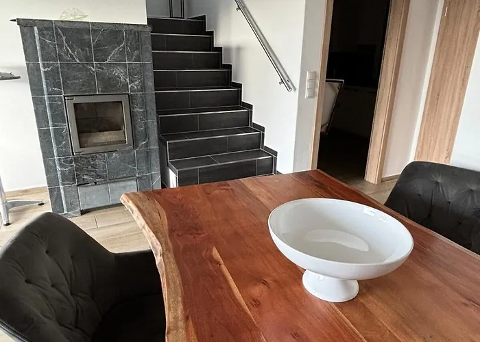 Wood&stone - Modernes Haus In Seenaehe Am Tankumsee Mit Terrasse, Outdoorkueche, Kamin, Homeoffice Bereich & Voll Ausgestatteter Kueche Im Naherholungsgebiet Isenbüttel