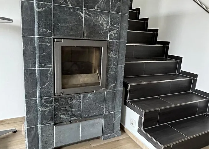 Wood&stone - Modernes Haus In Seenaehe Am Tankumsee Mit Terrasse, Outdoorkueche, Kamin, Homeoffice Bereich & Voll Ausgestatteter Kueche Im Naherholungsgebiet Apartamento *