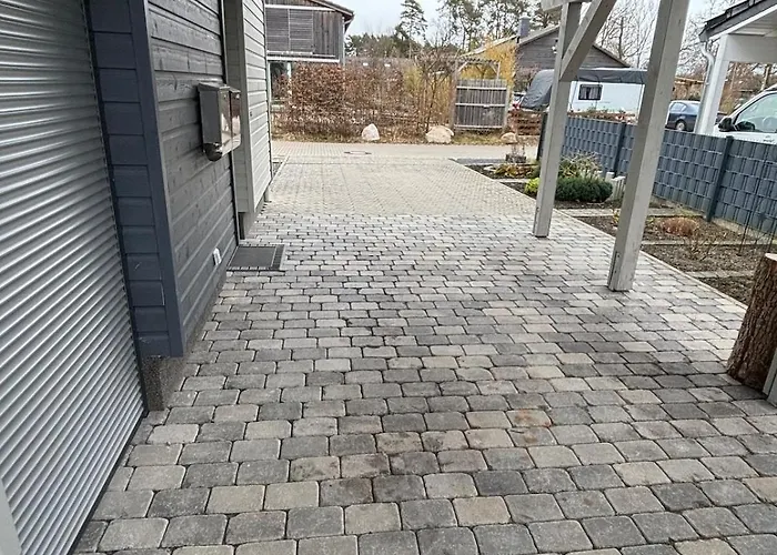 Wood&stone - Modernes Haus In Seenaehe Am Tankumsee Mit Terrasse, Outdoorkueche, Kamin, Homeoffice Bereich & Voll Ausgestatteter Kueche Im Naherholungsgebiet Apartamento Isenbüttel