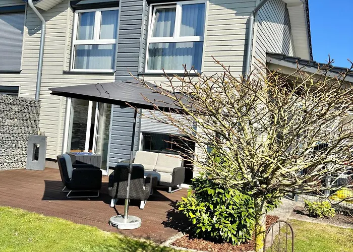 Wood&stone - Modernes Haus In Seenaehe Am Tankumsee Mit Terrasse, Outdoorkueche, Kamin, Homeoffice Bereich & Voll Ausgestatteter Kueche Im Naherholungsgebiet * Isenbüttel