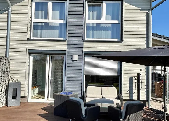 Apartamento Wood&stone - Modernes Haus In Seenaehe Am Tankumsee Mit Terrasse, Outdoorkueche, Kamin, Homeoffice Bereich & Voll Ausgestatteter Kueche Im Naherholungsgebiet *