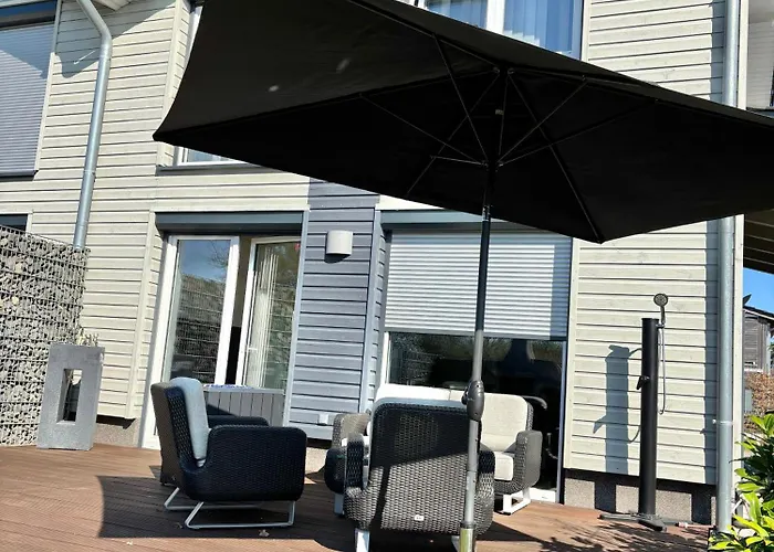Wood&stone - Modernes Haus In Seenaehe Am Tankumsee Mit Terrasse, Outdoorkueche, Kamin, Homeoffice Bereich & Voll Ausgestatteter Kueche Im Naherholungsgebiet * Isenbüttel