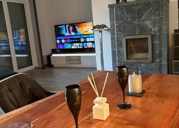 Wood&stone - Modernes Haus In Seenaehe Am Tankumsee Mit Terrasse, Outdoorkueche, Kamin, Homeoffice Bereich & Voll Ausgestatteter Kueche Im Naherholungsgebiet Isenbüttel