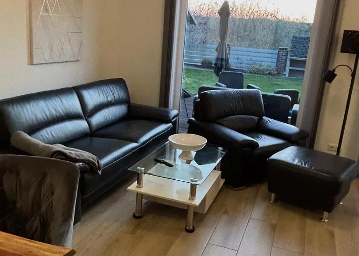 Apartamento Wood&stone - Modernes Haus In Seenaehe Am Tankumsee Mit Terrasse, Outdoorkueche, Kamin, Homeoffice Bereich & Voll Ausgestatteter Kueche Im Naherholungsgebiet *