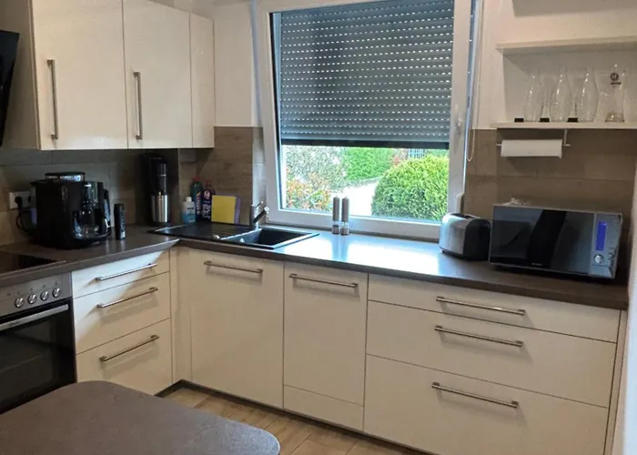 Apartamento Wood&stone - Modernes Haus In Seenaehe Am Tankumsee Mit Terrasse, Outdoorkueche, Kamin, Homeoffice Bereich & Voll Ausgestatteter Kueche Im Naherholungsgebiet